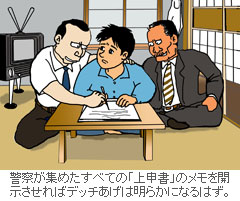 警察が集めた「上申書」すべてのメモを開示せよ