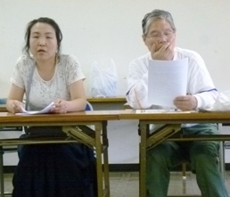 旧りんぽ館での学習会