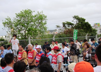 「どこまでも闘う！」決意を語る沖縄県民